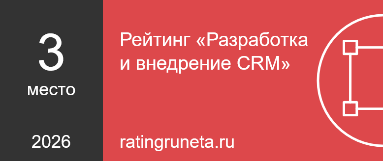 Рейтинг Рунета: CRM-интеграторы 2026 — 3 место